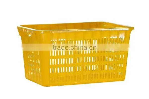 Hot sale big capacity low price warehouse use stackable plastic box fruit box vegetable crate