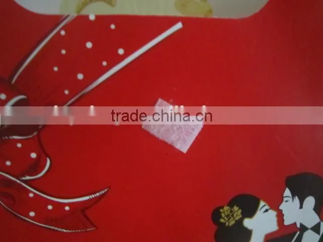 Red color printing paper bags Paper bags for packing nourishment red paper bag