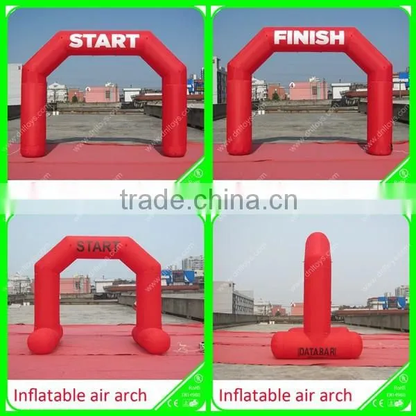 Portable inflatable wedding arch