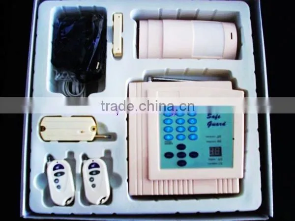 House alarm security system with 99 wireless zones