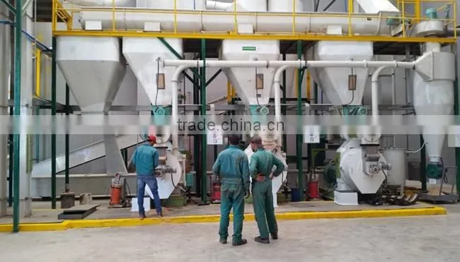 High fuel value 1.5-1.8t/h woodiness pellet production line