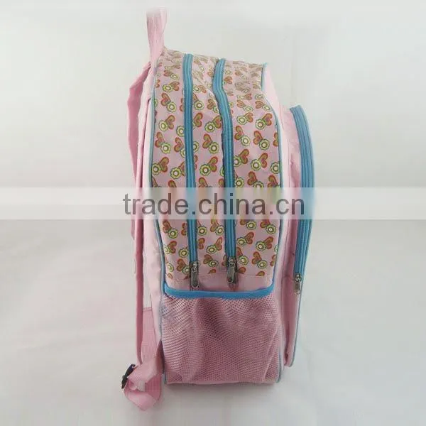 600D with PVC school backpack bag