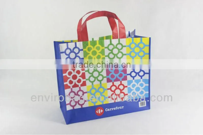Lead-free Reusable Laminated Color PP Woven Bag
