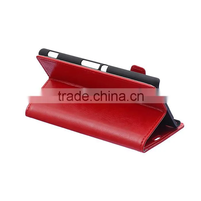 Wholesale Flip Cover Leather Case For Sony Xperia M4 Aqua,For Sony Xperia M4 Aqua Book Cover Stand Case