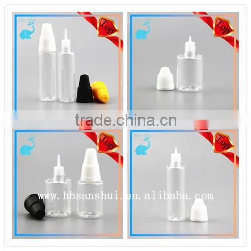 empty cosmetic bottle empty plastic bottle 30ml with pointed mouth cap china plastic bottle cap manufacturer