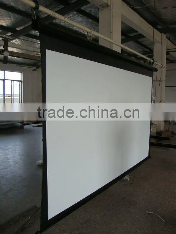 motorized arc-tention projector screen