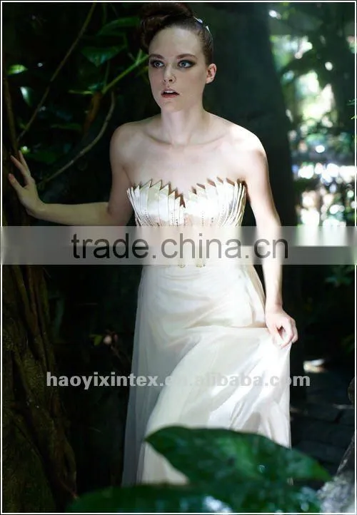 Polyester Spandex Satin Twill Fabric for Lady's Dress