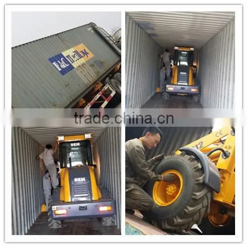farm tractor 1t mini wheel loader with joystick and air condition for sale