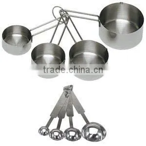 Stainless Steel Measuring Spoon and Measuring Cups set