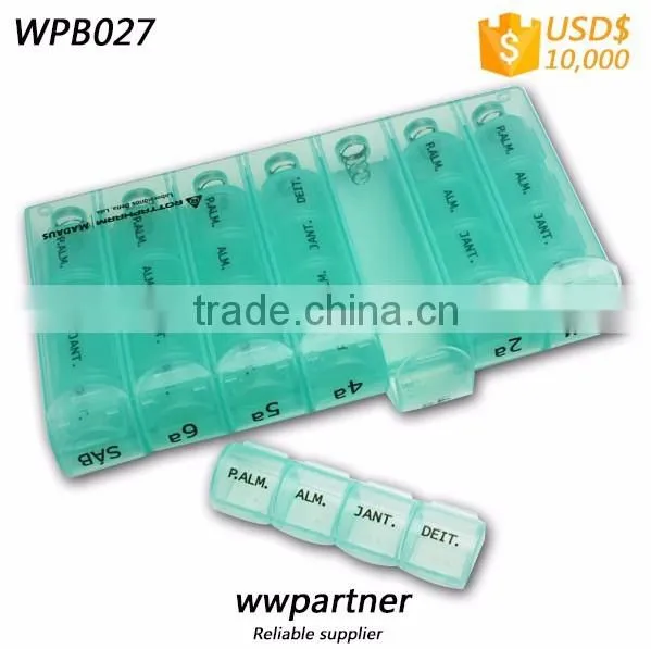 Plastic Religious Pill Box Weekly 7 days