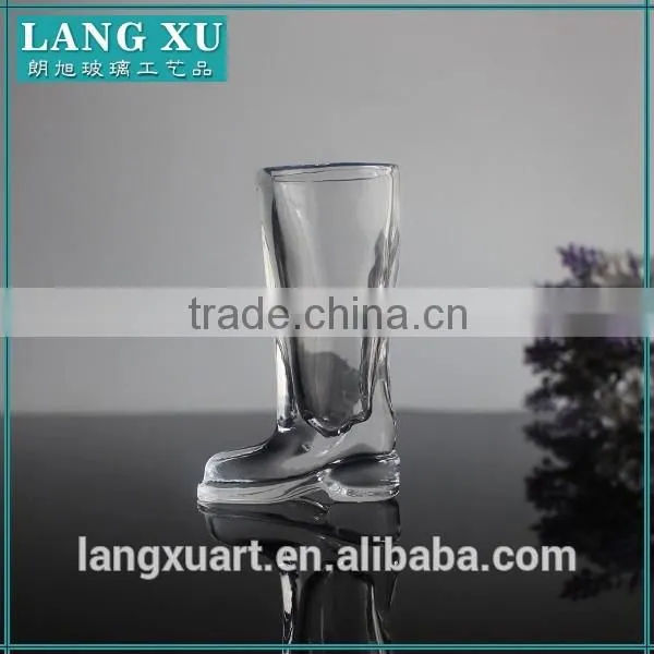 LX-S004 factory cheap price high quality glass beer boot cups