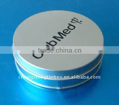 Round Window Candy Tin Can