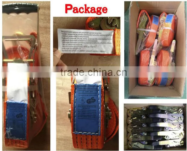 ratchet tensioner/tightener/luggage tie down strap CE&GS approved