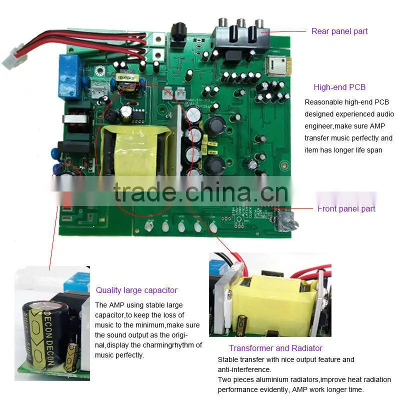 Factory manufacturer new BTA-250 mini portable 4.0 verion mini bluetooth audio amplifier