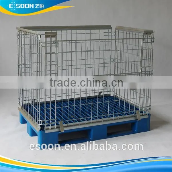Heavy Duty nesting Warehouse Pallet Wire Storage Container