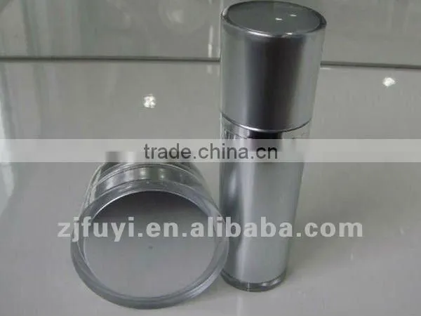 Plastic Cosmetic Packaging, Taper-shaped Acrylic Cream Jar and Lotion Bottle with Pump