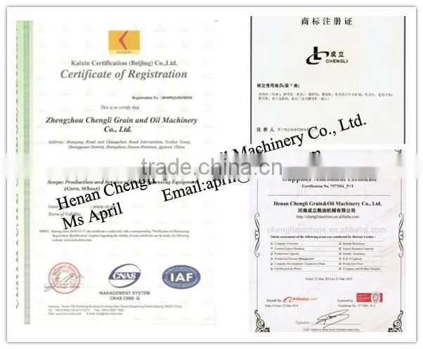 chengli brand best quality flour processing machine