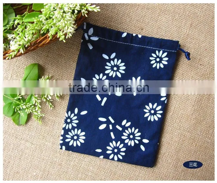 High Quality Calico Drawstring Bag Wholesale
