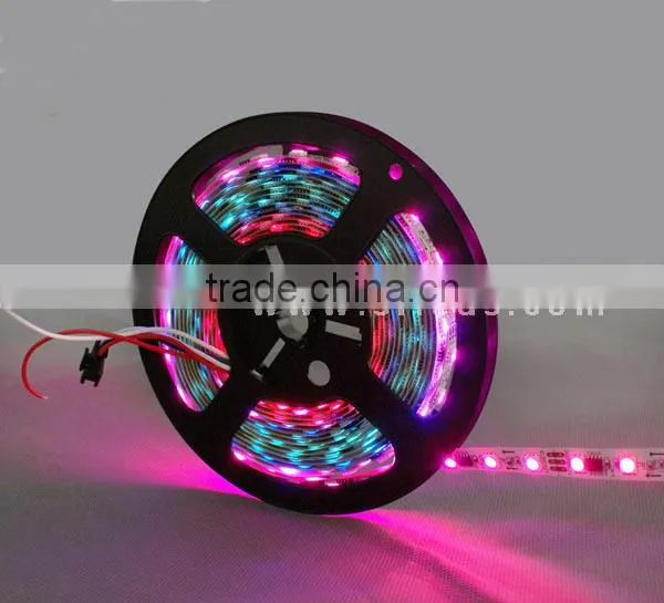 addressable rgb ws2811 led strip LED tape programmable waterproof 12v 60led ws2811