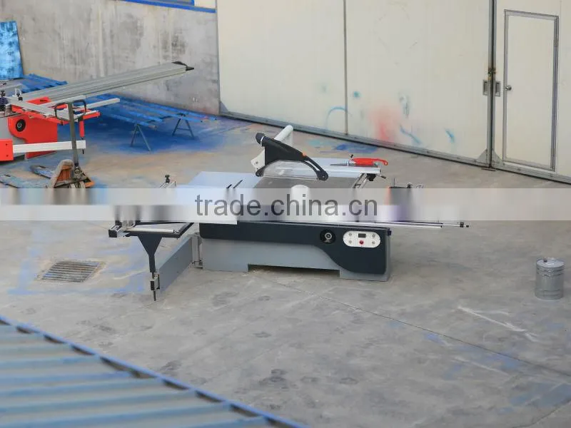high quality woodwroking sliding table saw machinery with scoring blade