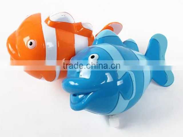 4 kinds lovely kids plastic wind up fish toy