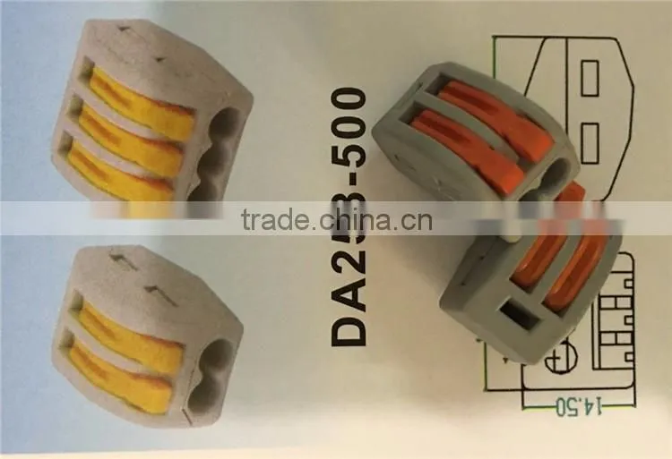 28-12AWG DA258 Equivalent Wago 222 Series Push Quick Wire Connector Electrical Terminal Blocks