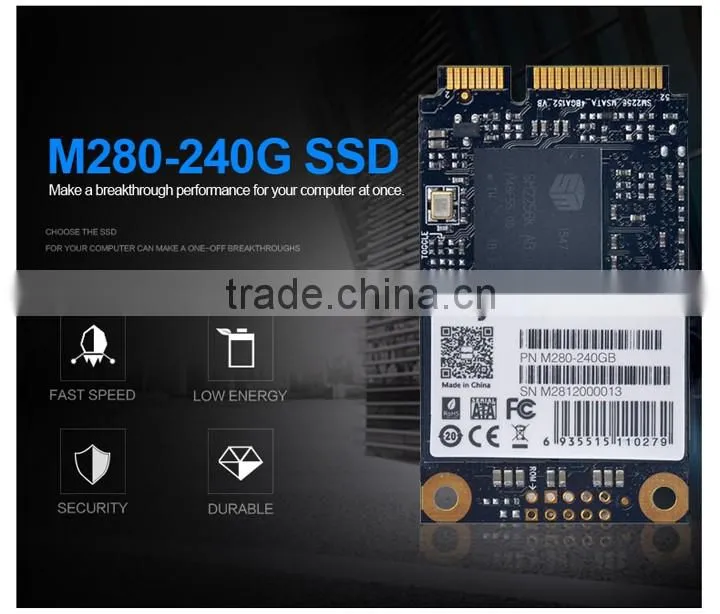 High IOPS speed Kingdian Mini pcie half size MSATA SSD 240GB 256GB for tablet PC