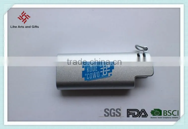 wholesale metal lighter sleeve with printed custom logo