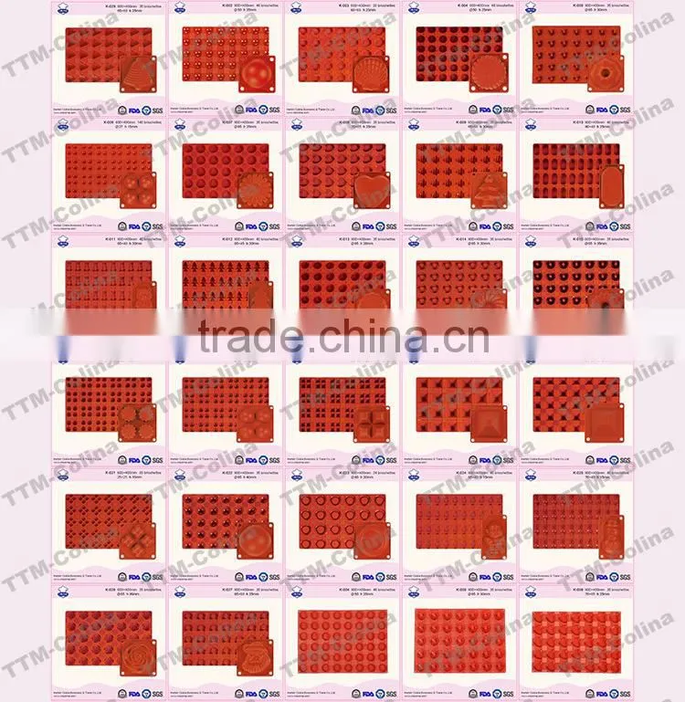 LFGB standard food grade silicone cake mould baking pans