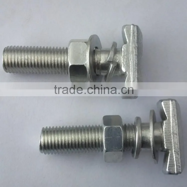 Galvanized or colorful full thread hex bolt , fastener hex bolt