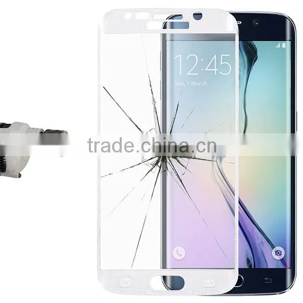 Transparent 3D Curved Full Cover Tempered Glass for S6 Edge