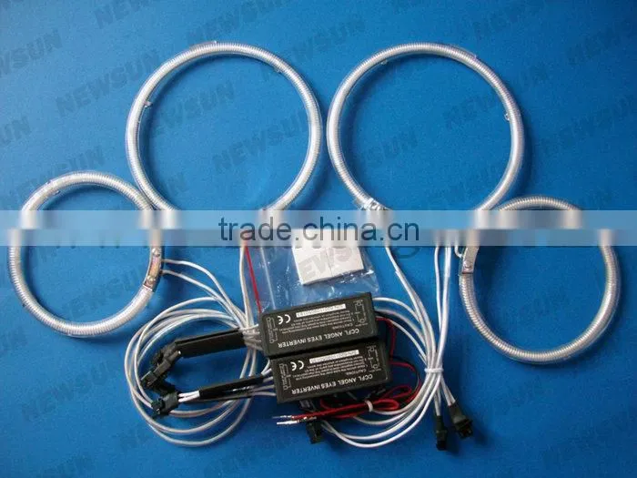 8000K super bright CCFL angel eyes 12V full circle angel eye ring car headlights for F ocus 2005
