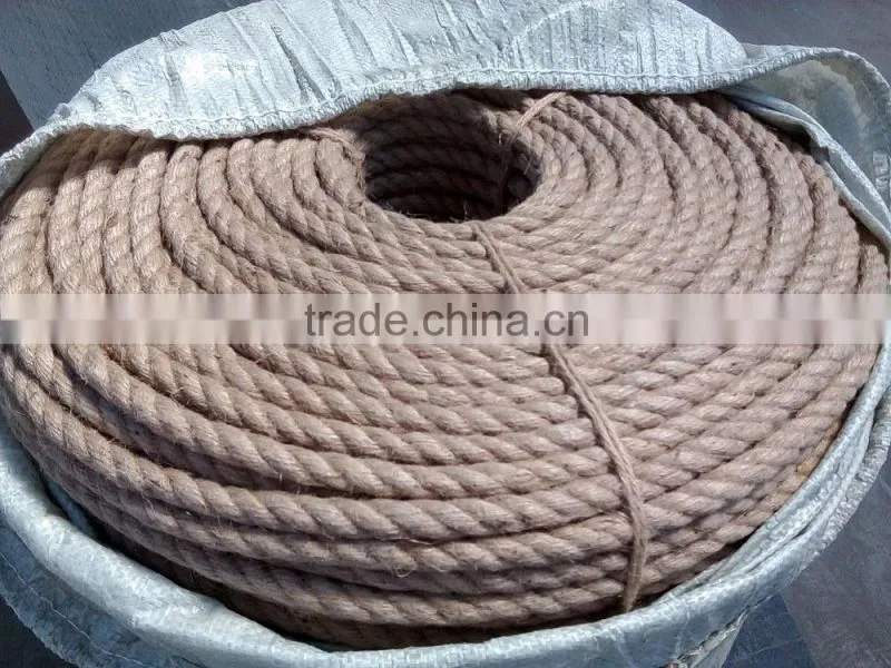 2016 China Jute Rope for exporting,2016 natural braided jute twine for decoration of pets shelves