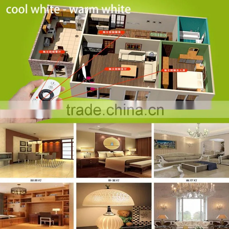 Dimmable Mi Light 2.4G 4-Zone Wireless RF Remote Controller for led bulb led strip light