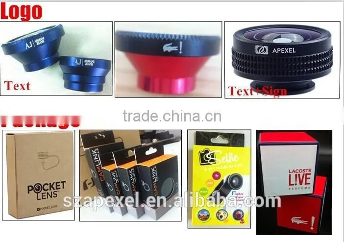 Hot!!Universal 3 in 1 Clip Lens Wide Angle+Fisheye+Macro Set Camera Lens for Smartphone