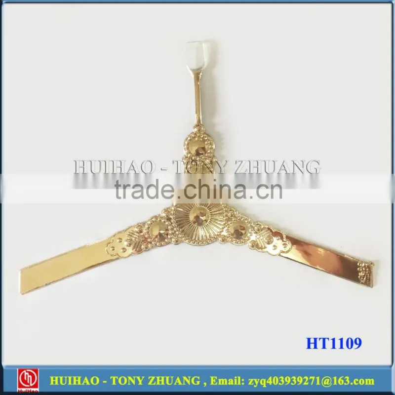metal plating TPU shoe upper decorative sandal strap HT1109