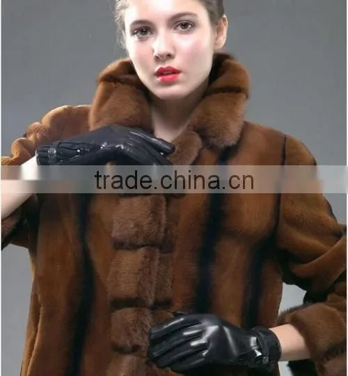 Sexy Black Leather Gloves For Ladies 2016 Hot Selling Leather Gloves For Ladies