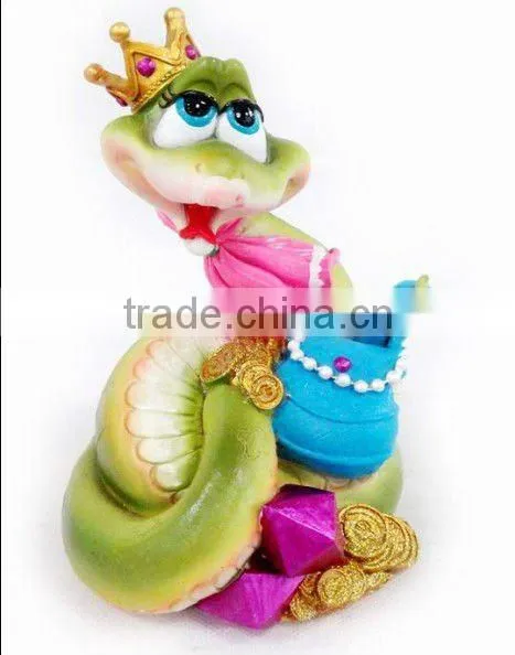 resin cartoon snake