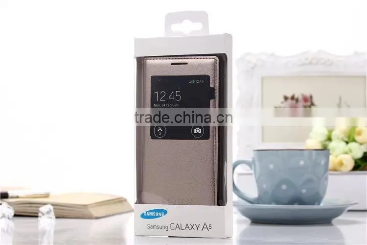 For Samsung Galaxy A5 Case, 2015 Newest With View Window Flip Leather Case for Samsung Galaxy A5/A5000