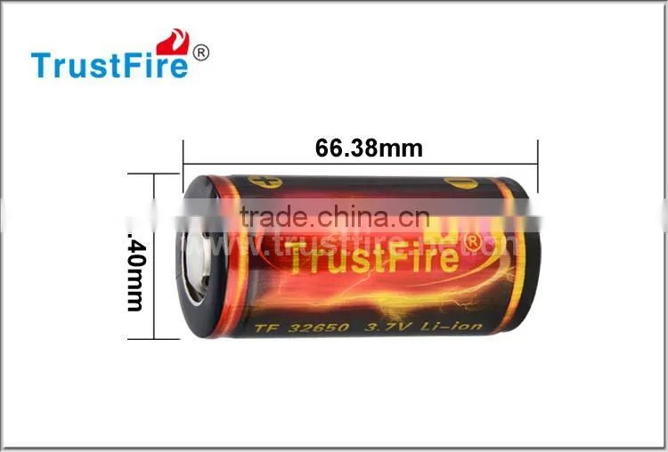 TrustFire 32650 Rechargeable li-ion 3.7V 6000MAH batterise with high power