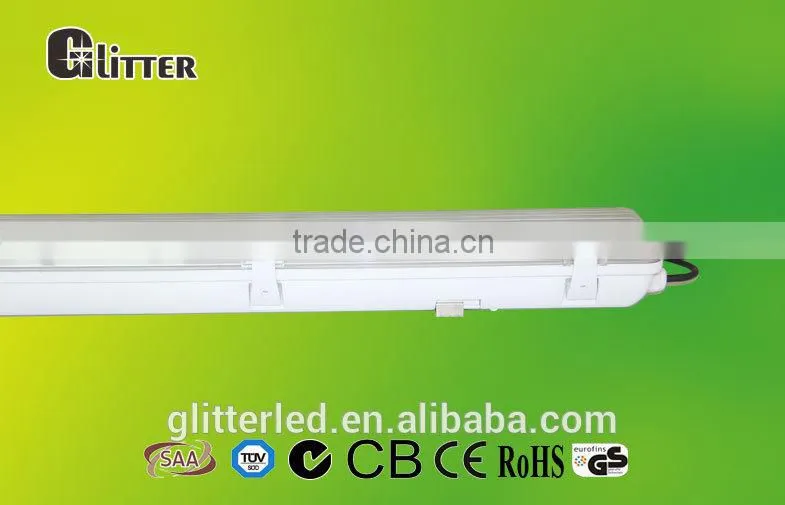 100lm/w 50w 1500mm 1.5m IP65 Led Tri Proof Light waterproof with 5 years warranty