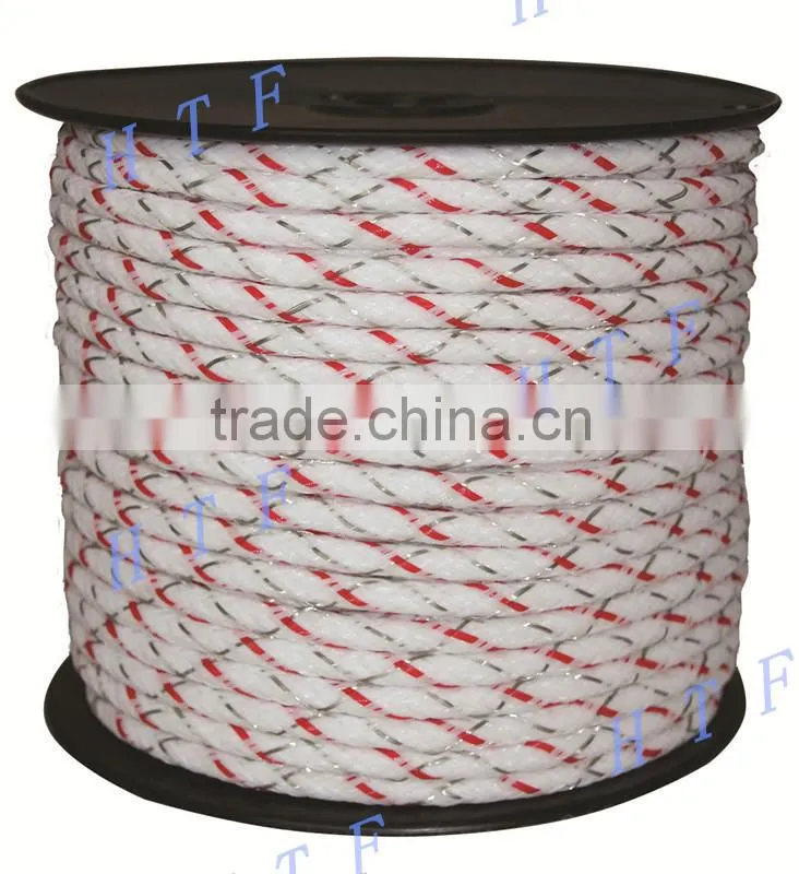 poly braid electric fence for safe and secure horse fence