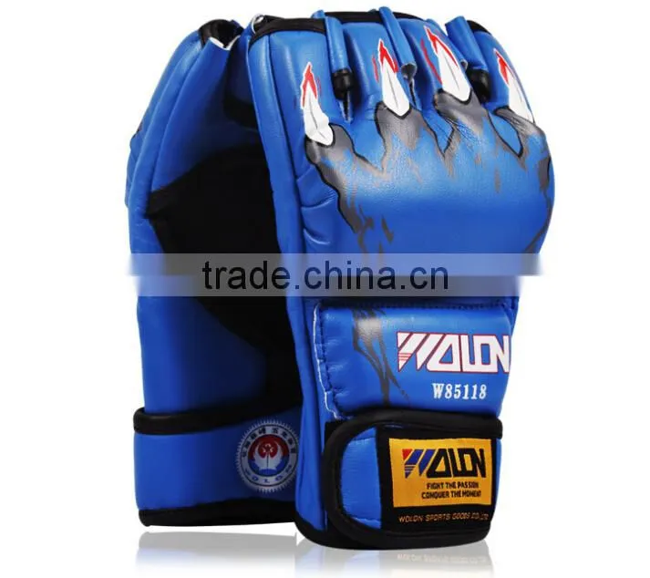 MMA boxing gloves / extension wrist leather / MMA half fighting Boxing Gloves/Competition Training Gloves