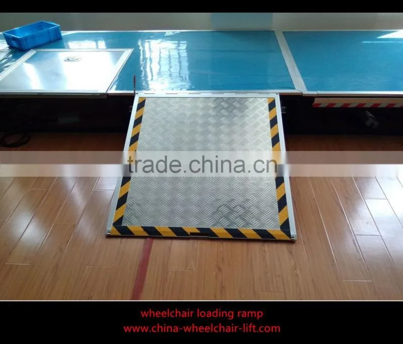 XINDER CE MWR Model Manual Folding Wheelchair Ramp for disabled and wheelchairs used on Low Floor City Bus