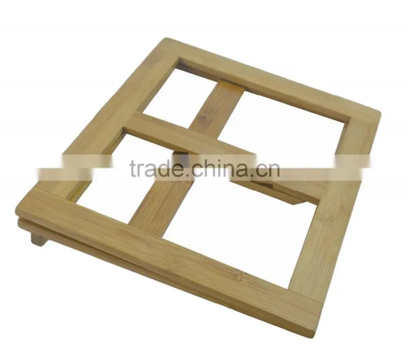 Popular Design Bamboo Laptop Holder, Collapsible bamboo counter laptop rack