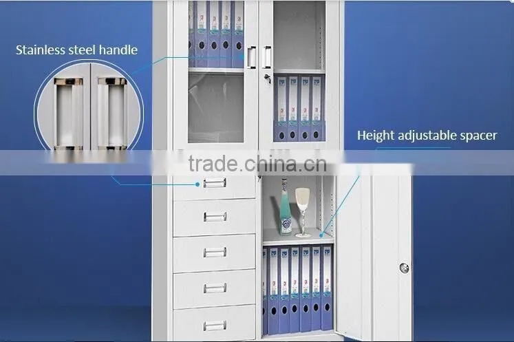 modern office furniture design full height roller shutter door steel storage filing cabinet