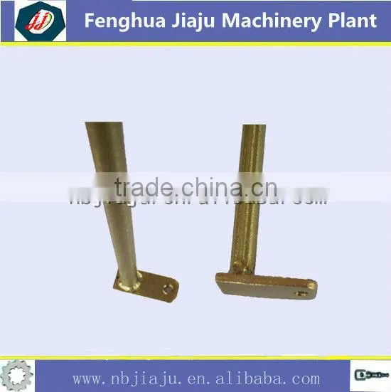 zinc plated square metal part with holes