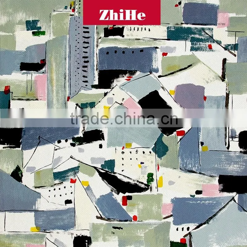 modern colourful handmade oil painting for living room decoration