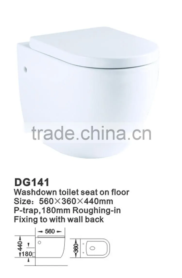 European popular design ceramic wall hung toilet