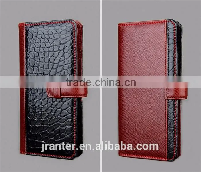 Luxury high-end fashion men wallet genuine crocodile leather mens long wallet